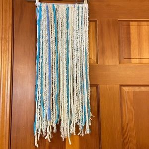 Blue Braids and Bling Ponytail Accessories